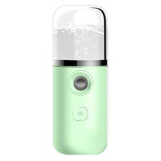 Umidificatore per misuratore di idratazione con interfaccia USB per strumento disinfettante per alcol portatile da 30 ml, Colore: verde