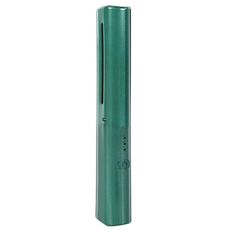 Arricciacapelli ricaricabile USB portatile 2 in 1 Pettine lisciante per capelli a doppio utilizzo (verde)