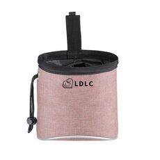 LDLC Outdoor Pet Snack Bag Borsa da addestramento per cani riflettente in tessuto Oxford (rosa chiaro)