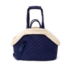 Borsa per animali domestici Borsa da gita per gatti a spalla autunno e inverno, Colore: grande blu navy