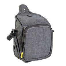Borsa da addestramento portatile per animali domestici 25x17x12 cm per gite Marsupio per snack per cani (grigio chiaro)