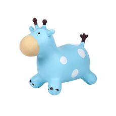 Intrattenimento per bambini Cervo Mago Salto Cavallo Cavaliere Giocattoli gonfiabili all'aperto per bambini (Blu)