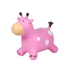 Intrattenimento per bambini Cervo Mago Salto Cavallo Cavaliere Giocattoli gonfiabili all'aperto per bambini (Rosa)