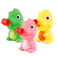 Lingua che sputa Spremere BB Fischio Suono Giocattoli Bambole antistress, Consegna casuale di colori (Dinosauro)