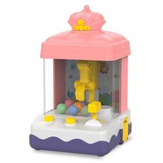 Mini macchina per afferrare le palle per bambini, piccoli giocattoli twister per afferrare (rosa)