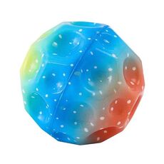 Palla rimbalzante colorata Palla interattiva genitore-figlio in schiuma PU Giocattoli da esterno (blu medio)