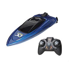 Bambini 2.4G Mini Barca telecomandata Estate Giochi d'acqua Sottomarini elettrici Ragazzi Giocattoli (Blu)