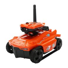 Autocisterna con telecamera HD 720P, auto RC con sorveglianza in tempo reale con telecomando (arancione)