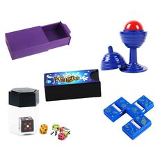 Set regalo di oggetti di scena magici per bambini 5 in 1, scatola magica per studenti, festival, talenti