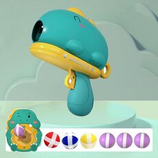 Palline appiccicose di dinosauro per bambini Tiro al bersaglio Giocattolo interattivo per sport all'aria aperta genitore-figlio, Colore: verde dinosauro