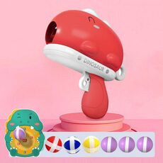 Palline appiccicose di dinosauro per bambini Tiro al bersaglio Giocattolo interattivo per sport all'aria aperta genitore-figlio, Colore: rosso dinosauro
