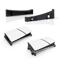 Per PS5 Slim JYS-P5189 Console posizionamento orizzontale Supporto versione unità digitale/ottica Supporto di archiviazione universale (nero)