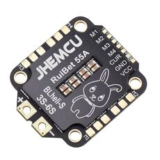 JHEMCU RuiBet 55A ESC senza spazzole 4 in 1 3-6S 30,5X30,5 M4 BLHELI_S Dshot600 ESC per RC FPV