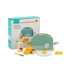 KABI Simulazione per bambini Gioco di finzione in legno Giocattolo interattivo genitore-figlio per l'asilo, Stile: Macchina per il pane