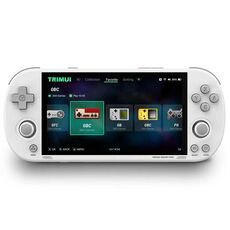 Trimui Smart Pro Schermo IPS da 4,96 pollici Console di gioco portatile Sistema Linux open source 128G (Bianco)
