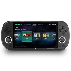 Trimui Smart Pro Schermo IPS da 4,96 pollici Console di gioco portatile Sistema Linux open source 256G (Nero)