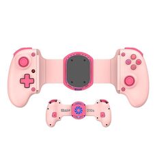 Controller di gioco elasticizzato wireless BSP-D10S con ventola di dissipazione del calore per Switch / Android / IOS / PC / PS3 / PS4 (rosa)