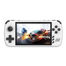 POWKIDDY X39 Pro Console di gioco portatile retrò da 4,5 pollici ATM7051 Supporto quad-core Uscita TV HD 64G (Bianco)