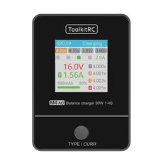 ToolkitRC M4AC Caricatore di bilanciamento della batteria Li-Po per aereo e auto (spina americana)