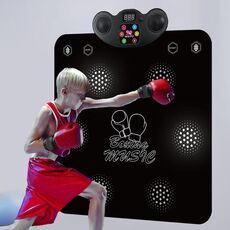 Tappetino da ballo per boxe musicale Bluetooth 2 in 1 6 modalità con luce guida per adulti e bambini 60 x 70 x 6 cm 60 x 70 x 6 cm