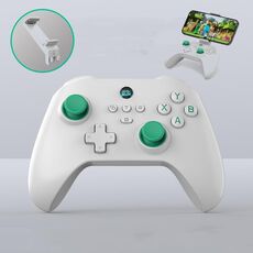 Controller di gioco wireless Bluetooth Z03 per Switch / IOS / Android / PC / PS3 / PS4, specifiche: bianco + staffa