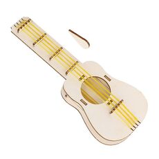 Kit di materiali per la consapevolezza del suono della chitarra con elastico per bambini, giocattoli fai da te, attrezzature per la ricerca