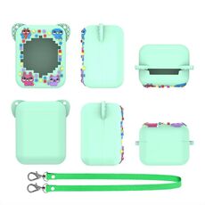 Custodia protettiva in silicone per macchina per animali domestici elettronici Bitzee (verde menta)