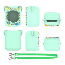 Custodia protettiva in silicone per macchina elettronica per animali domestici Bitzee (verde menta)