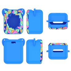 Custodia protettiva in silicone per macchina da gioco elettronica digitale per animali domestici Bitzee Magicals (blu)