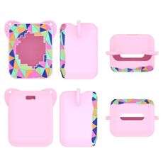 Custodia protettiva in silicone per macchina da gioco elettronica digitale per animali domestici Bitzee Magicals (rosa)