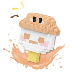 Mekansm K239 Serie di gelati con microparticelle Puzzle per bambini Giocattoli da costruzione Ornamento Regalo per bambini