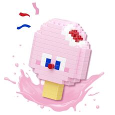 Mekansm K242 Serie di gelati con microparticelle Puzzle per bambini Giocattoli da costruzione Ornamento Regalo per bambini