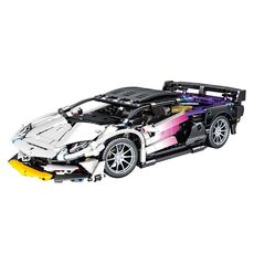 SEMBO 701945 1:14 Modello di auto da corsa sportiva Blocchi di costruzione Puzzle Assemblaggio Giocattolo per bambini