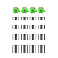 Per PS5 20 pz/set Gamepad Bottoni in metallo Testa a fungo Base magnetica Chiavi incrociate Set di accessori