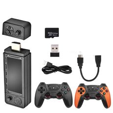 Console per videogiochi X9 Ultra Stick con doppio controller wireless 2.4G 256 GB 60000+ giochi