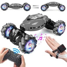 YDJ-D876 Gesture Sensing RC Stunt Car (grigio)