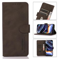Custodia per telefono in pelle con texture opaca Xiaomi 14 Ultra KHAZNEH (marrone)