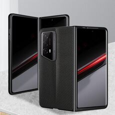 Custodia per telefono con texture in fibra di carbonio Kevlar serie ViLi TC per Honor Magic V2 RSR Porsche Design (nero)