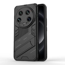 Per Xiaomi 14 Ultra 5G Punk Armor 2 in 1 PC + custodia per telefono TPU con supporto (nero)