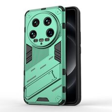 Per Xiaomi 14 Ultra 5G Punk Armor 2 in 1 PC + Custodia per telefono in TPU con supporto (verde)