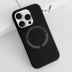Custodia per telefono in silicone liquido magnetico MagSafe per iPhone 15 Pro (blu scuro)