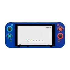 Per Nintendo Switch Game Console Custodia protettiva completa in silicone tinta unita (blu)