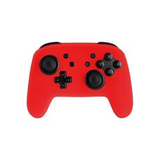 Per Nintendo Switch Pro Game Handle Custodia protettiva in silicone tinta unita (rosso)