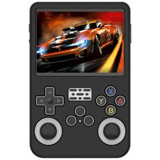 Custodia protettiva in silicone per console portatile ANBERNIC R36S (nera)