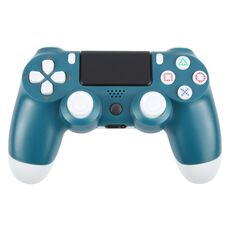 Controller di gioco wireless Bluetooth con pulsante a fiocco di neve per Sony PS4 (verde)