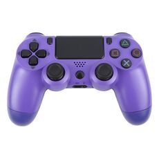 Controller di gioco wireless Bluetooth con pulsante a fiocco di neve per Sony PS4 (viola)