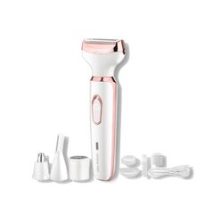 Dispositivo per la depilazione lavabile e ricaricabile SONAX PRO SN-8666 4 in 1 da donna (bianco)