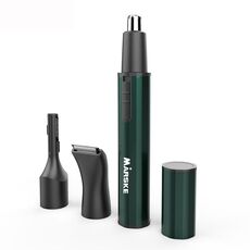 MARSKE MS-7111 Strumento per toelettatura ricaricabile di tipo C tagliacapelli elettrico per naso 3 in 1 (verde)