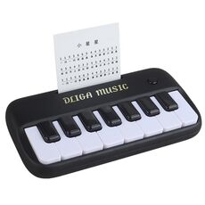 Bambini multifunzione pianoforte elettronico apprendimento precoce musica pianoforte giocattolo educativo per ragazzi e ragazze regalo (nero)
