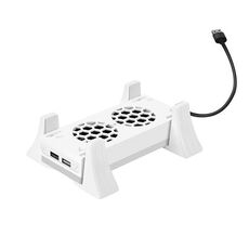 Per la ventola di raffreddamento della base della console XBOX Series S con striscia luminosa a LED integrata (bianca)